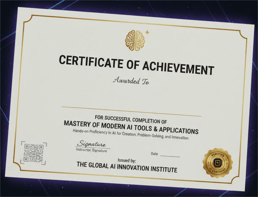 Certificate of Achievement